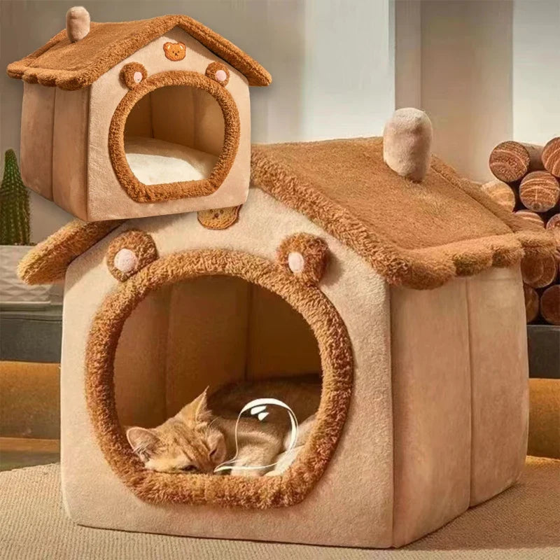 Foldable Pet House Removable Washable Cat - MyPetDollar.com