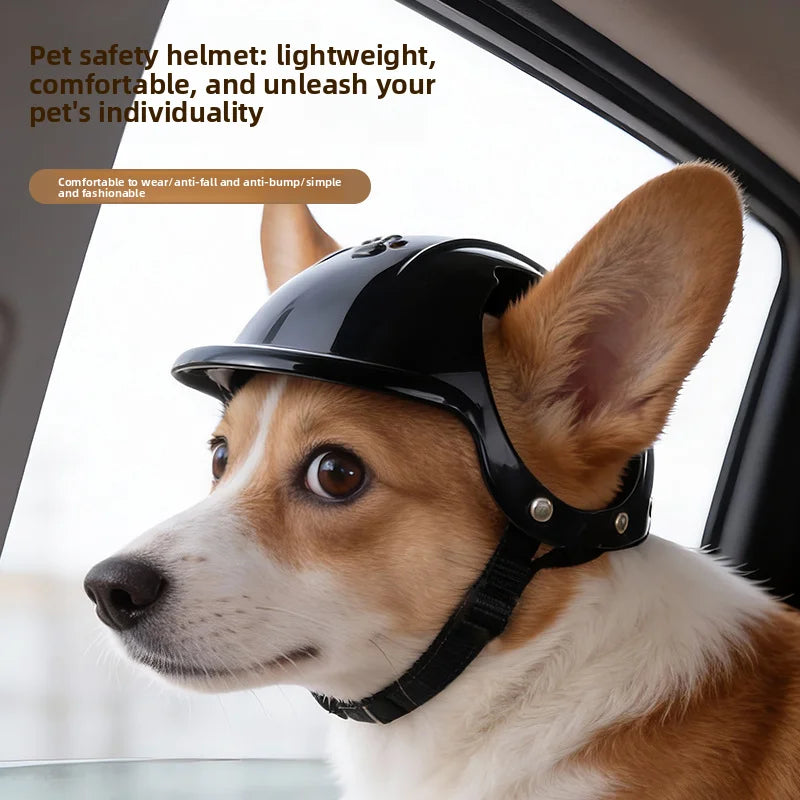 Pet Helmet Pink Dog Cat Motorcycle Pet Dog - MyPetDollar.com