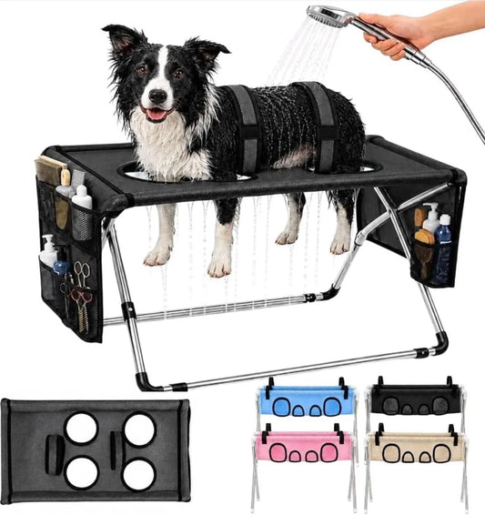 Portable Foldable Pet Grooming Stand - MyPetDollar.com