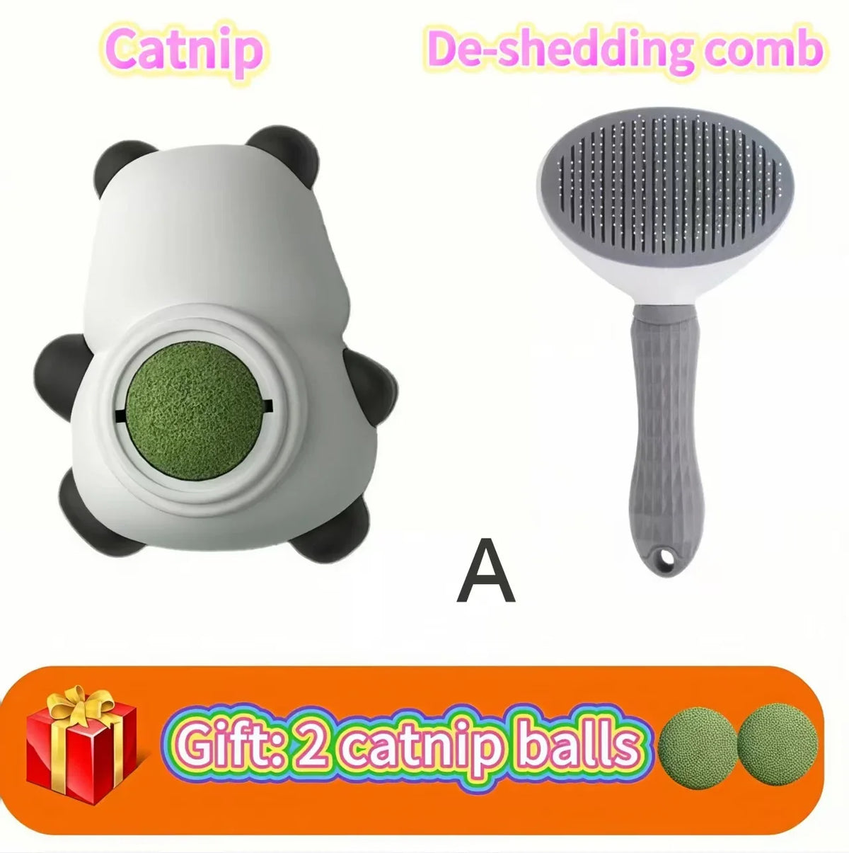 Natural Catnip Cat Wall Sticky Ball Plaything
