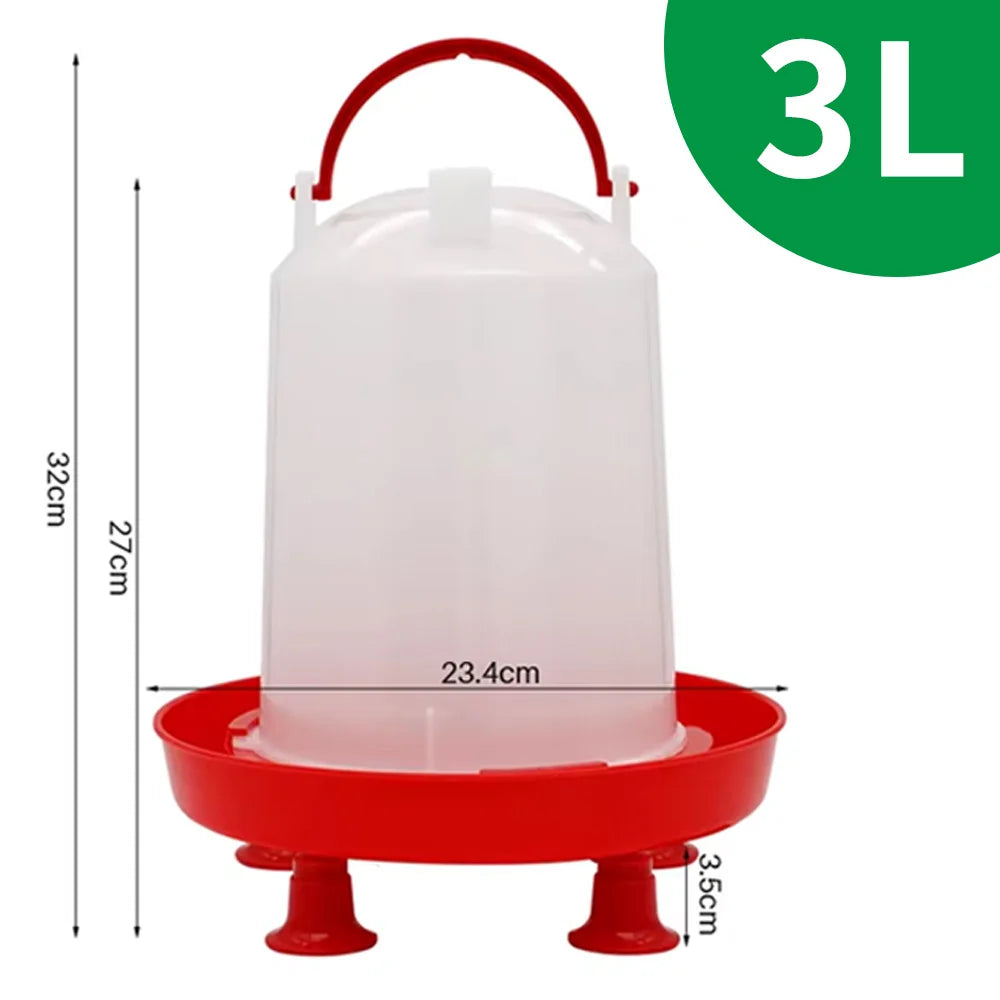 1.5kg 3l Automatic Chicken Food Feeder – Livestock Feeders & Waterers