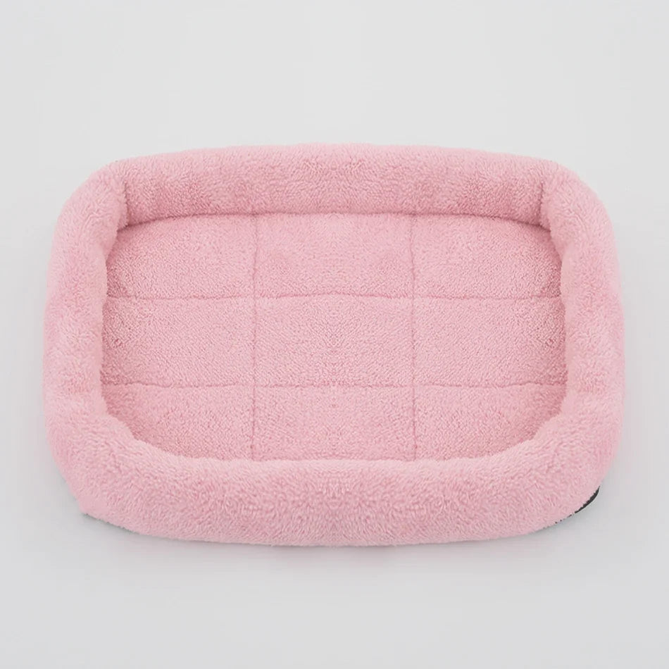 Soft Plush Square Dog Bed Mat Beds for Dogs - MyPetDollar.com