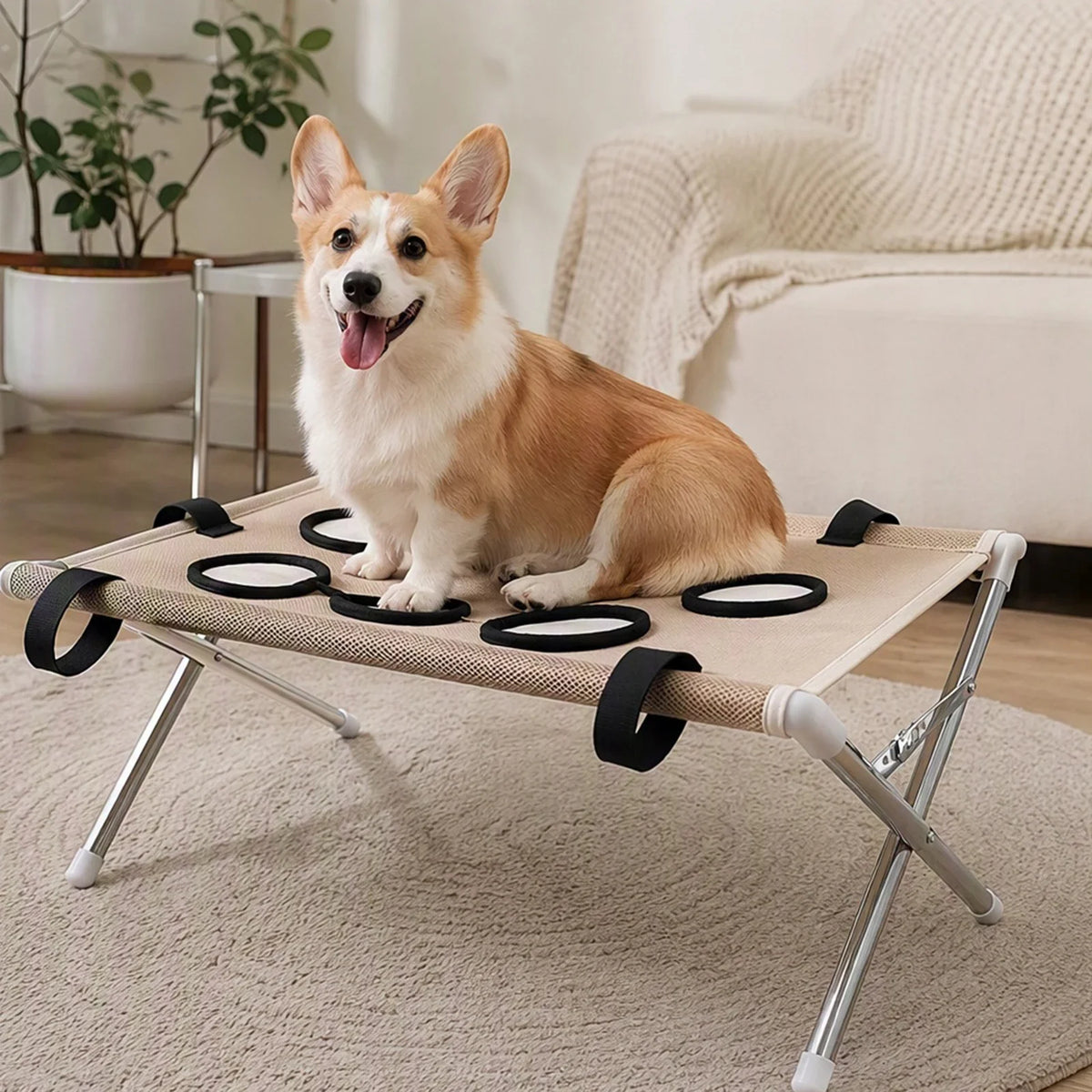 Foldable Dog Bath Hammock 8 Holes Fit Heavy - MyPetDollar.com