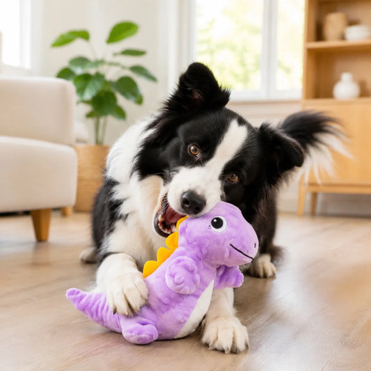Dinosaur Series Pet Squeaky Plush Toy - MyPetDollar.com