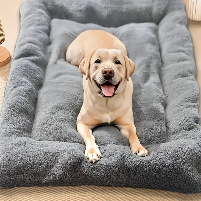 Oversized Plush Dog Cat Bed Sofa Crate Pad - MyPetDollar.com