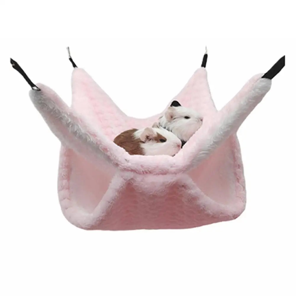 Plush Hamster Nest Winter Bed Home Shed Hanging Hammock for Small Pets