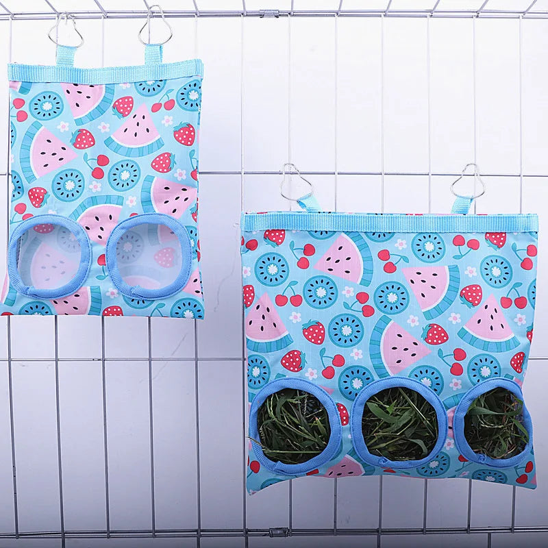 Hanging Dry Grass Feeder Bag for Rabbit, - MyPetDollar.com