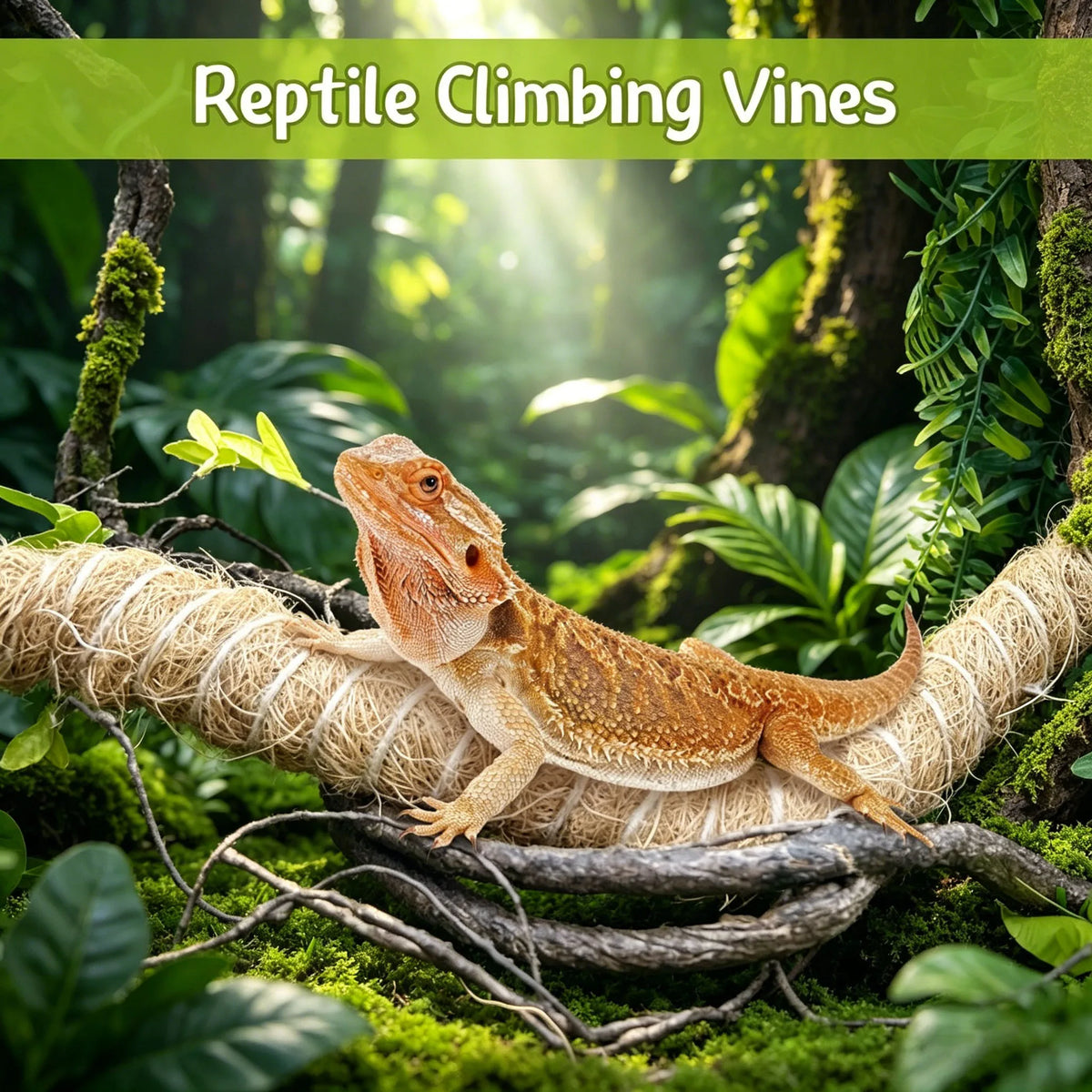 Flexible Reptile Climbing Vines, Bendable - MyPetDollar.com