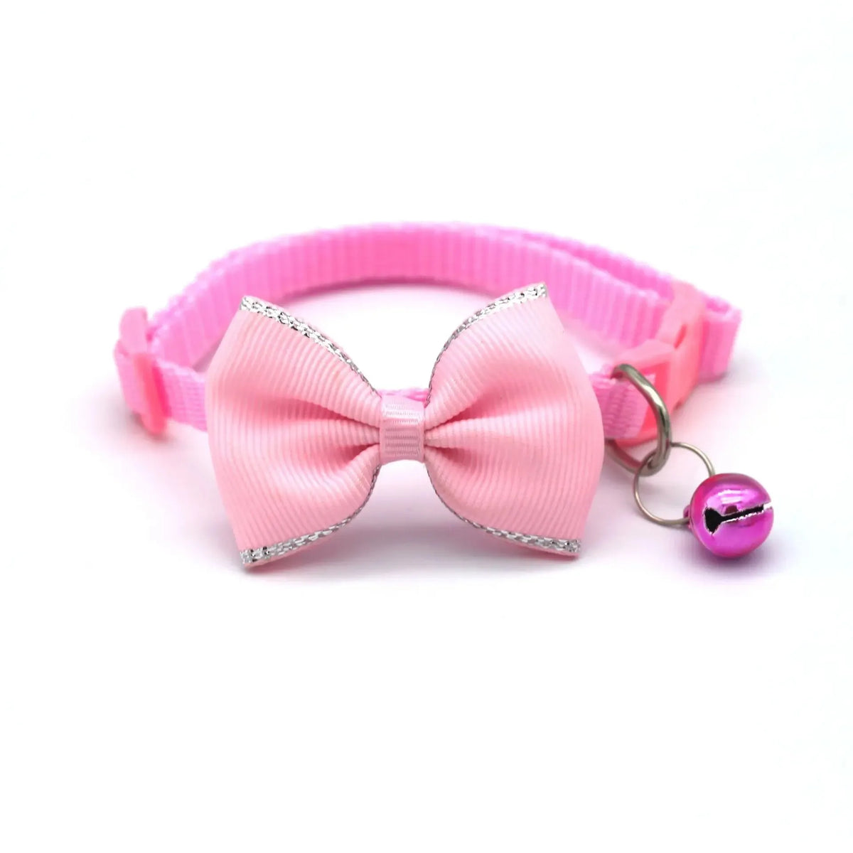 Cat Collar Solid Color Bowknot Puppy - MyPetDollar.com