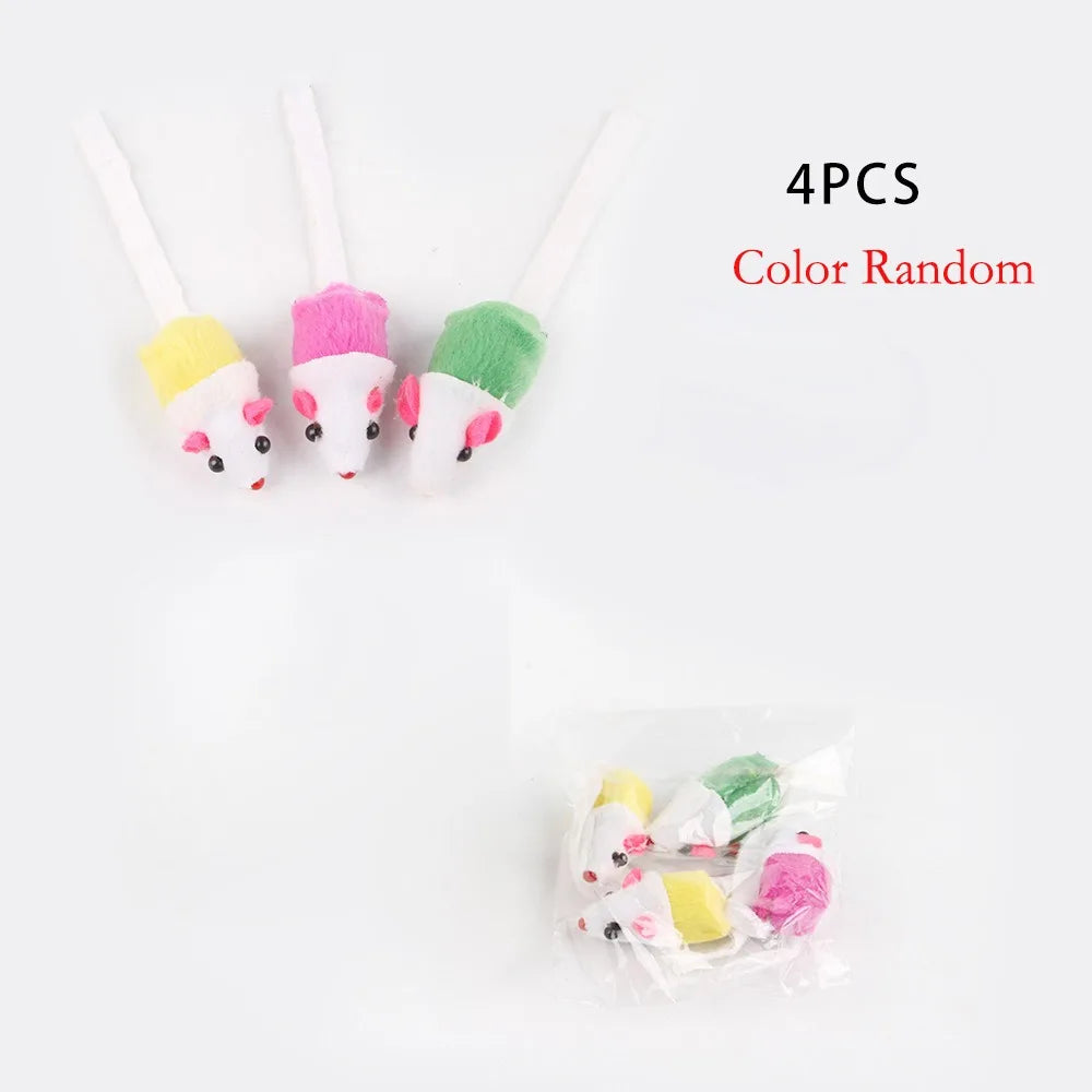 4 16 32 Bite Resistance False Mouse Cat Toys