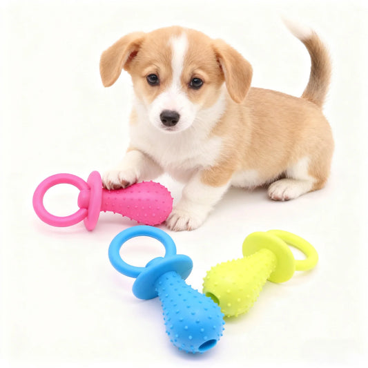 Durable Pet Rubber Pacifier Dog Toy - MyPetDollar.com