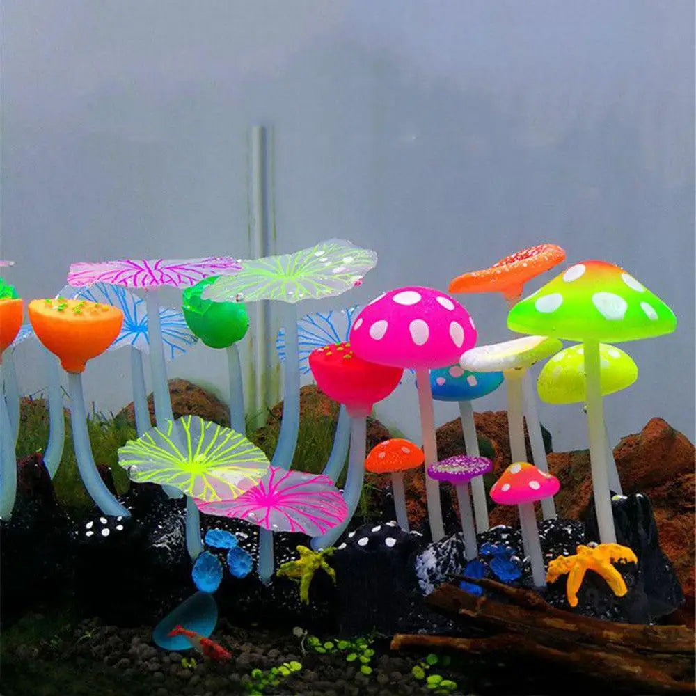9pcs Artificial Plants Fish Tank Decorations - MyPetDollar.com