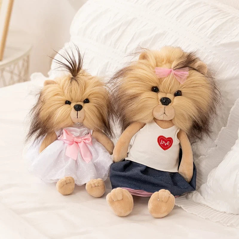 Cute Lion's Head Puppy Plush Toys Soft - MyPetDollar.com