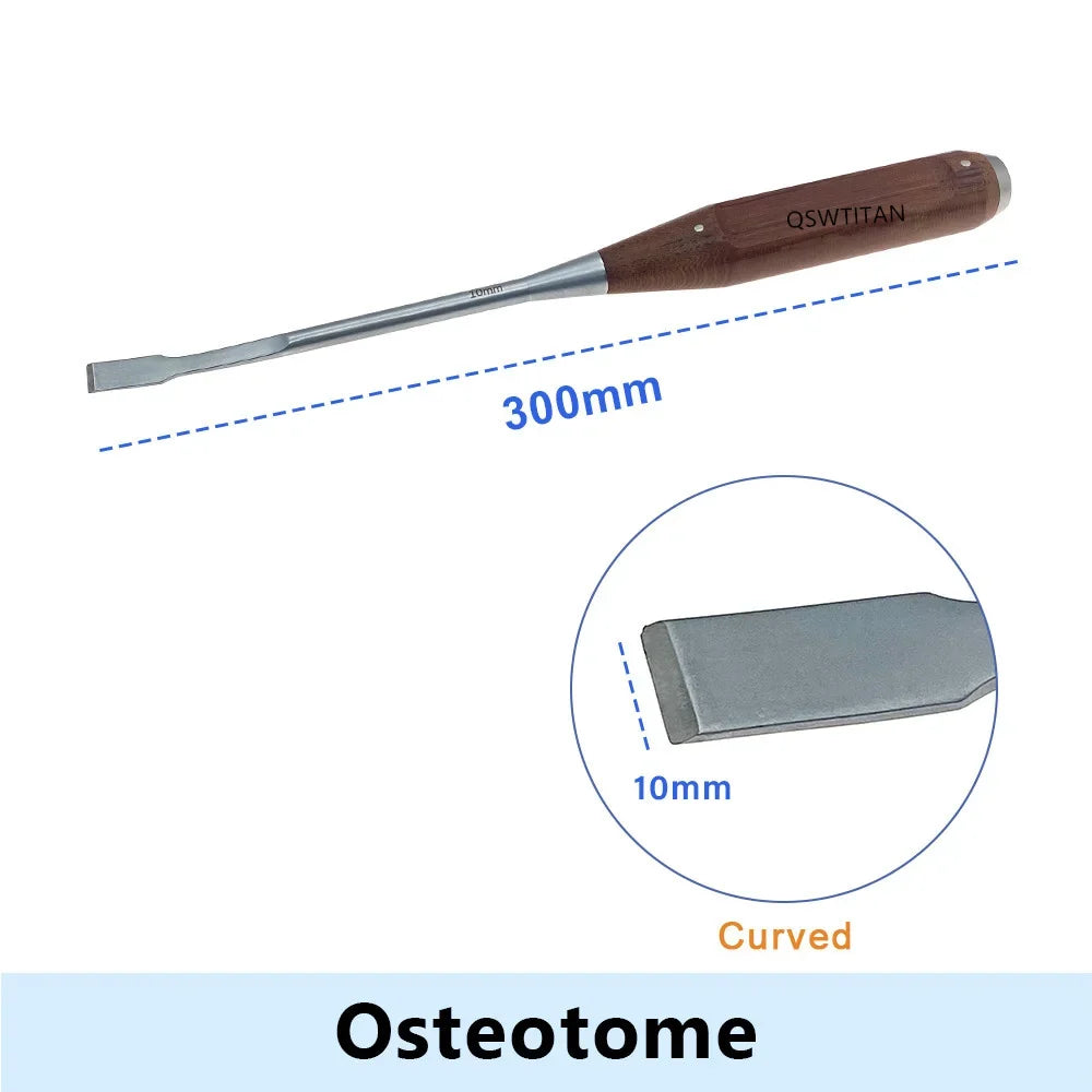 Bone Osteotomes 6mm-20mm Knife Curved Autoclavable Veterinary – Dog Supplies