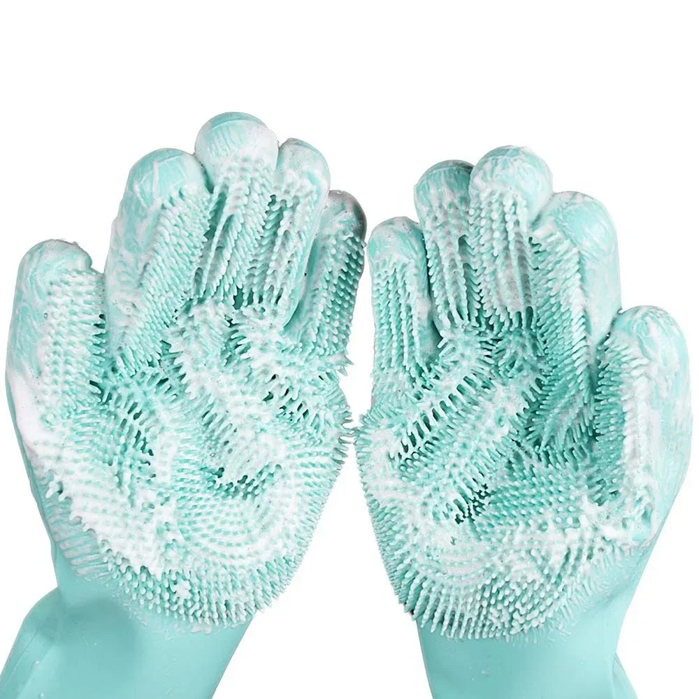 Pet Grooming Cleaning Gloves Dog Cat Bathing - MyPetDollar.com
