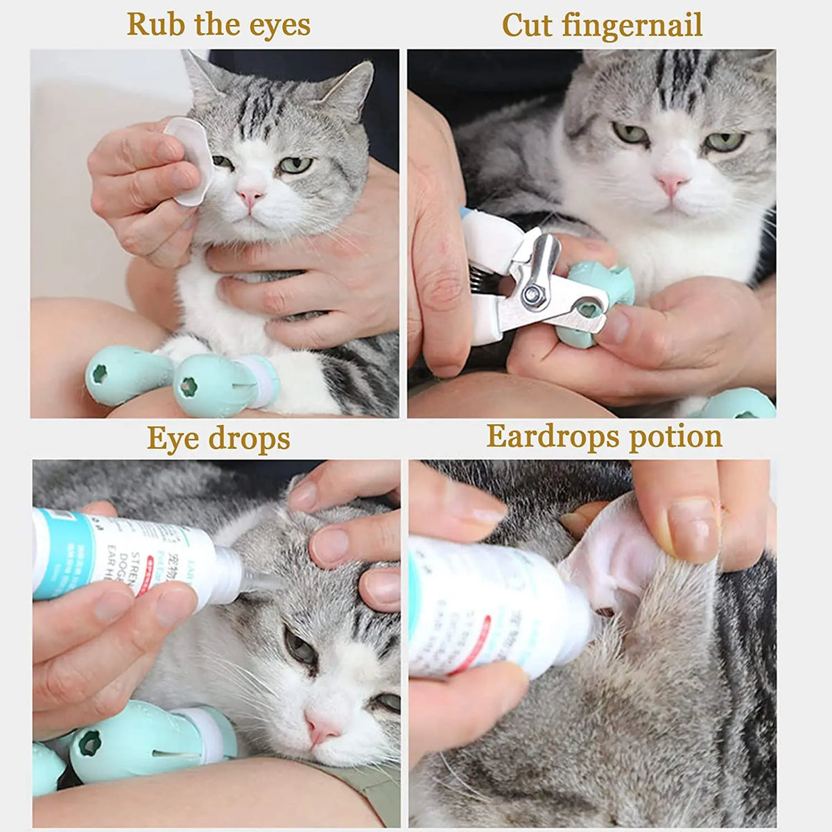 Cat Claw Protector Bath Anti-Scratch Cat - MyPetDollar.com