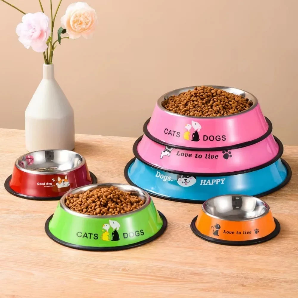 Custom Name Dog & Cat Stainless Steel Pet - MyPetDollar.com