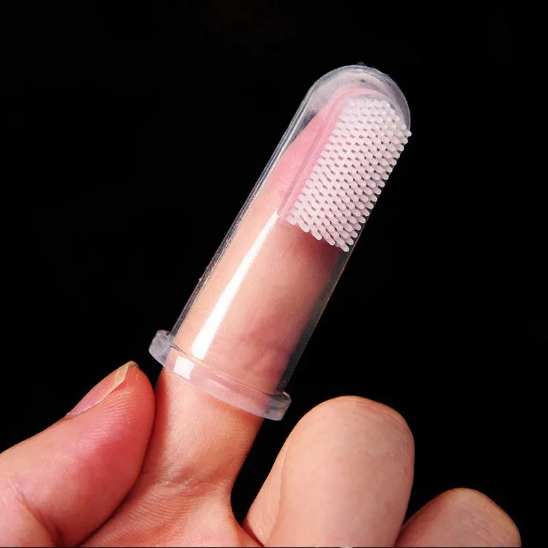 1/2/3Pcs Soft Pet Finger Toothbrush Teddy - MyPetDollar.com