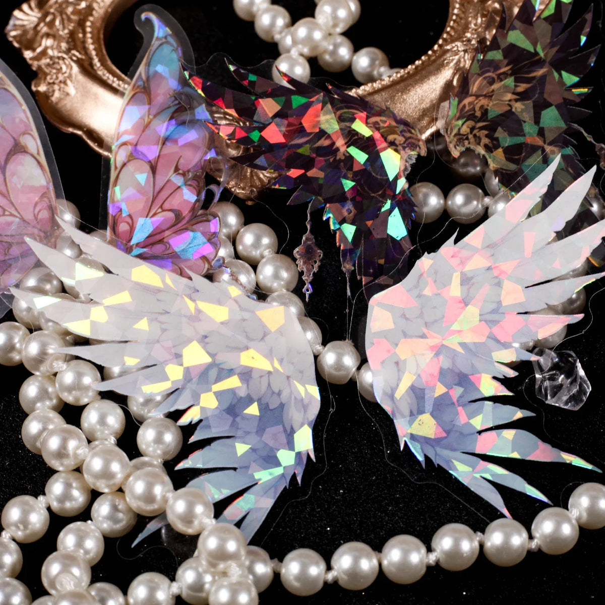 20 pcs Angel Wings PET Stickers pack Junk - MyPetDollar.com