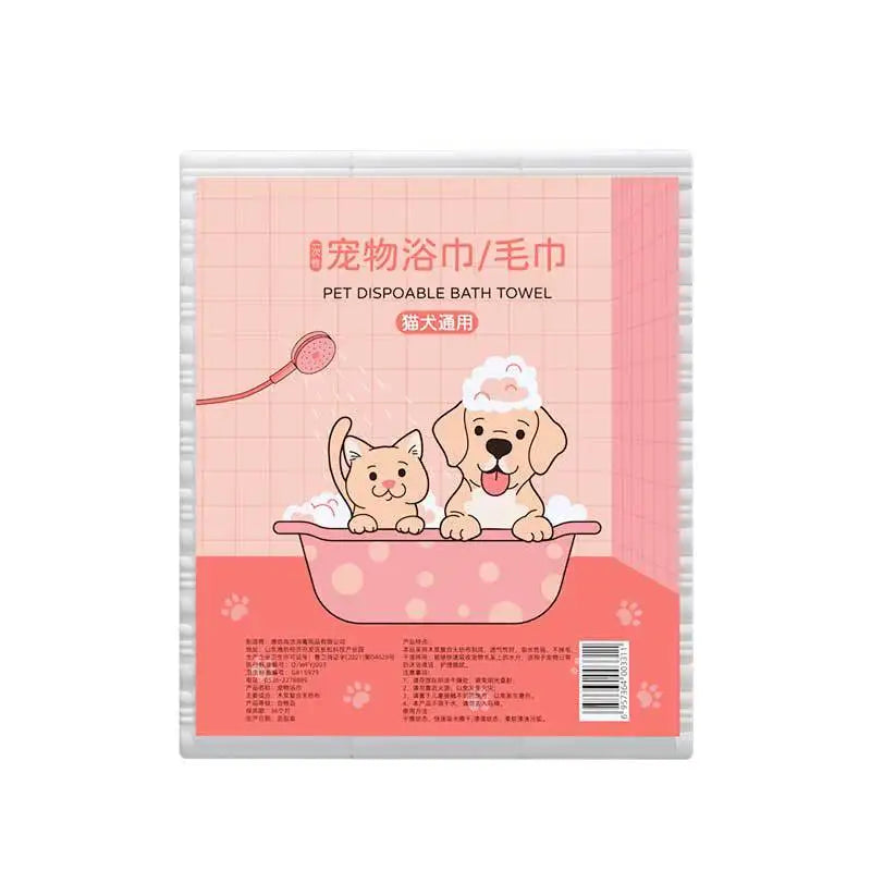 Disposable Pet Bath Towel Super Soft Absorbent Health Care – 5 Sizes