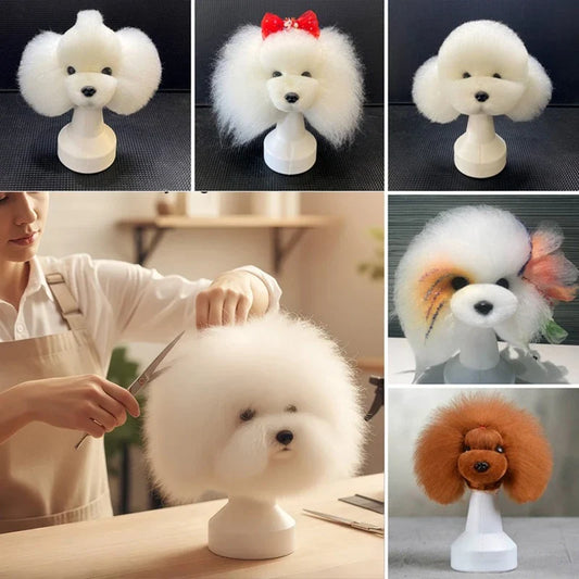 Pet Grooming Teddy Pet Simulated Head - MyPetDollar.com
