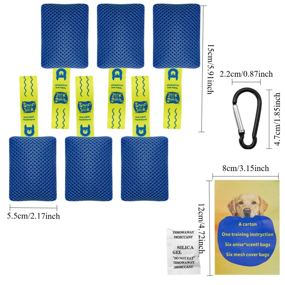 Dog Scent Training Pouch, Mesh Sniff Plaything – Dog Supplies