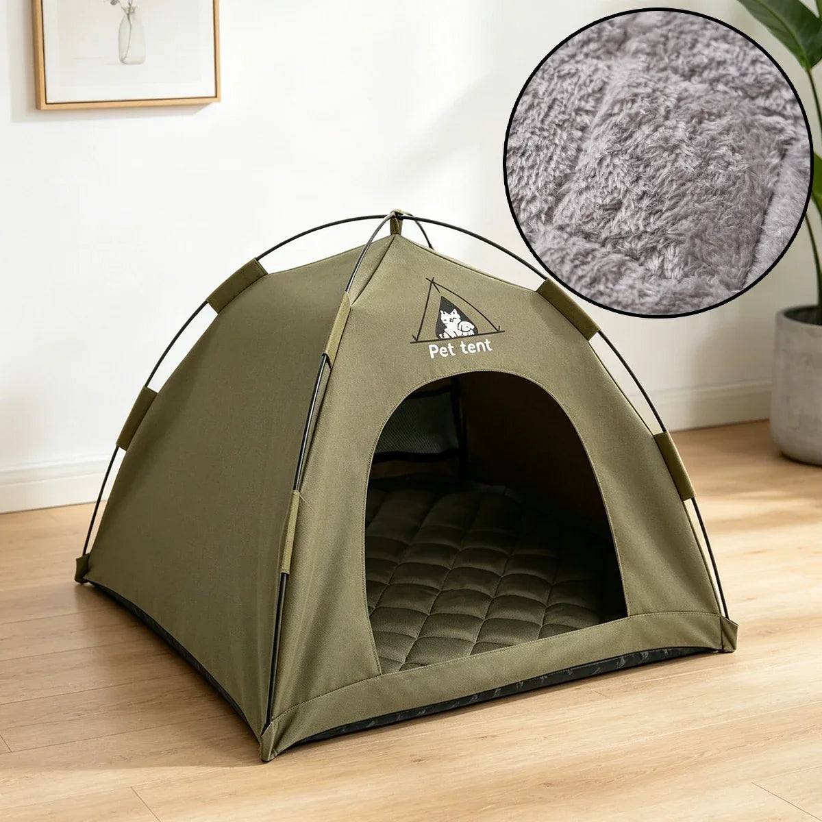 Dog/Cat Tent Bed,Pet Waterproof Teepee - MyPetDollar.com