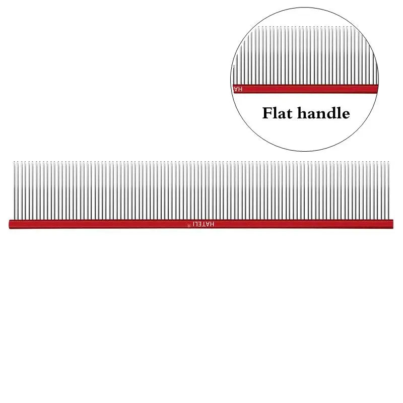 0.1cm Dense Toothed Pet Comb Light
