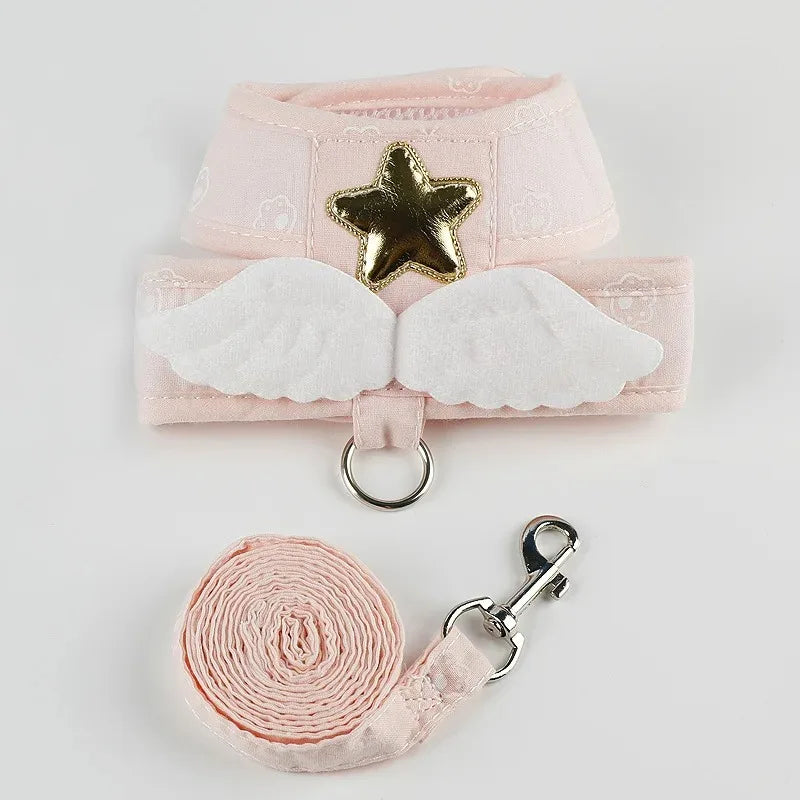 Pet Angel Wing Vest Harness with Leash - MyPetDollar.com