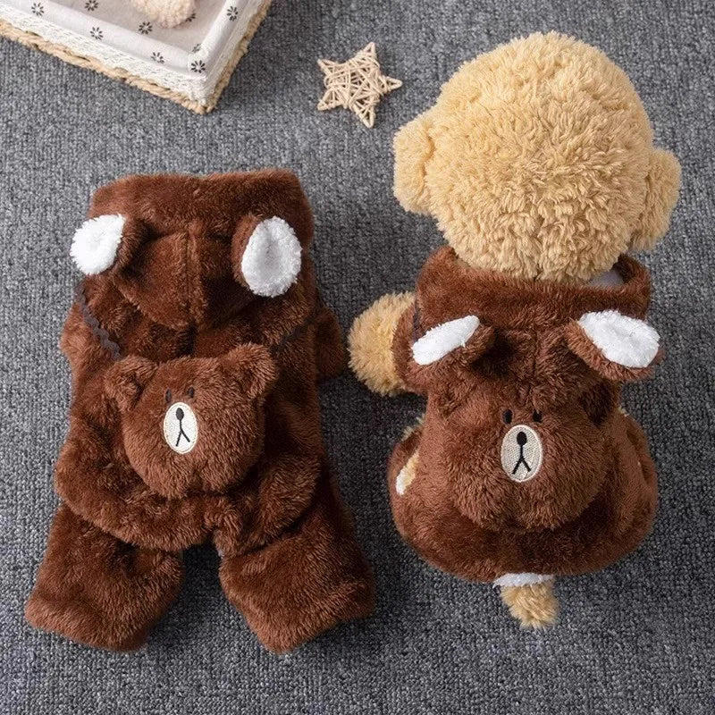 Dog Clothes Winter Autumn Warm Four Legged - MyPetDollar.com