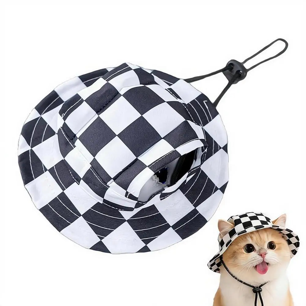 Cute Print Cat Hat for Small Medium Cats - MyPetDollar.com