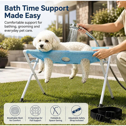 Dog Paw Bathing Wash Hammock Foldable Dog - MyPetDollar.com