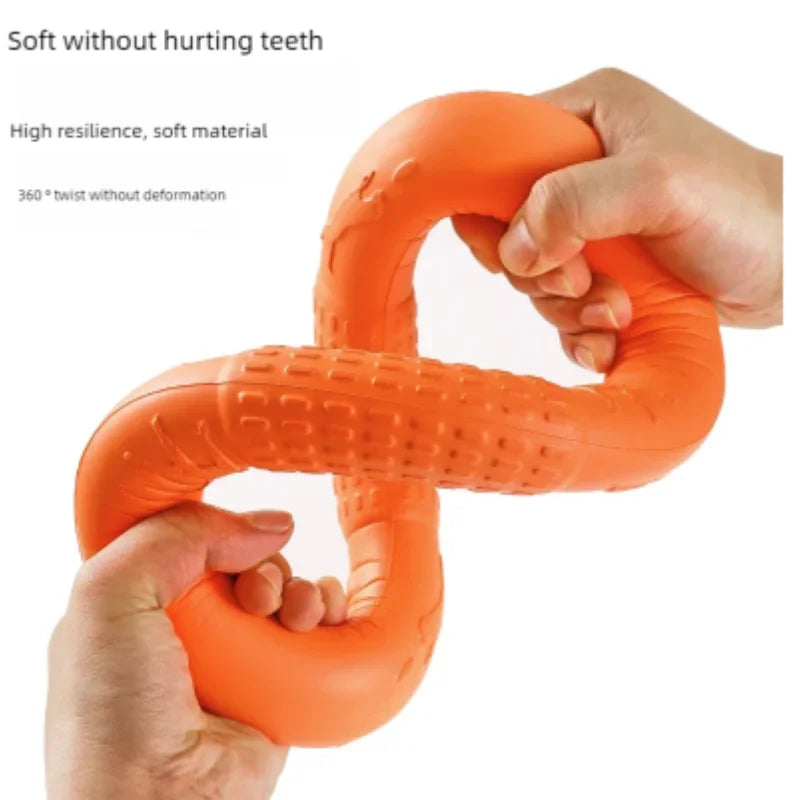 Bite Resistant Soft Dog Ring Toy TPR - MyPetDollar.com