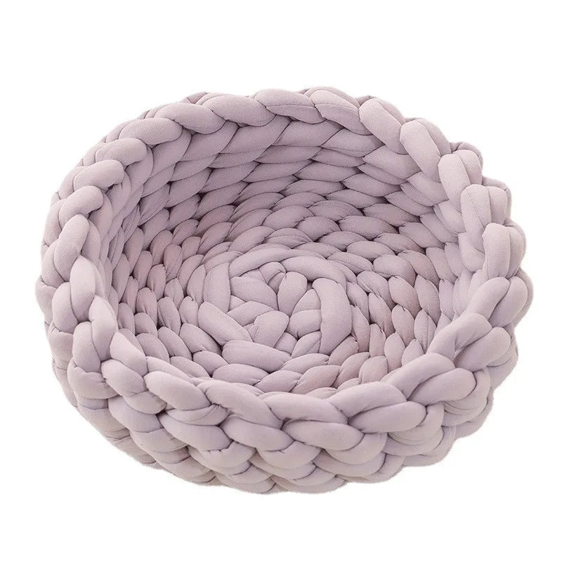 Handmade Knit Warm Soft Dog Cat Bed Mats Pet - MyPetDollar.com