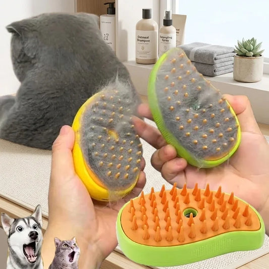 Electric Steam Brush for Cats Dogs 3 in 1 - MyPetDollar.com