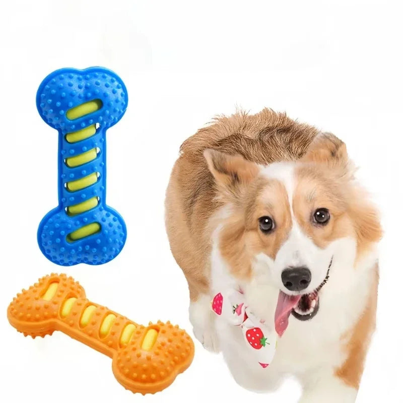 Pet Dog Chew Toys Rubber Bone Toy Bite - MyPetDollar.com