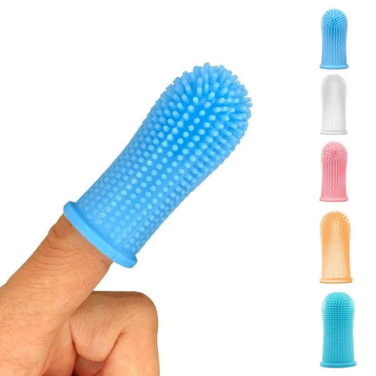 Pet Finger Toothbrush Dog Cat Teeth Cleaning - MyPetDollar.com