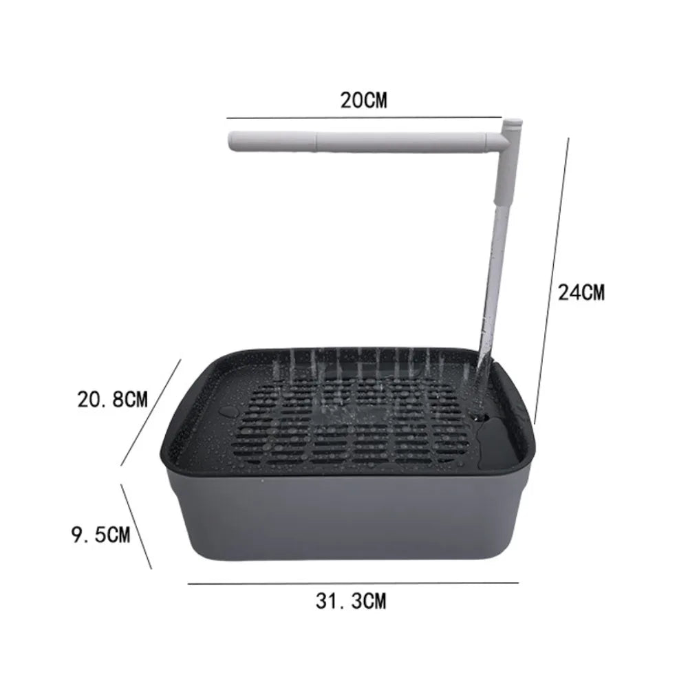 Professional Automatic Parrot Bird Bath Tub USB Electric Pet – 2 Colors