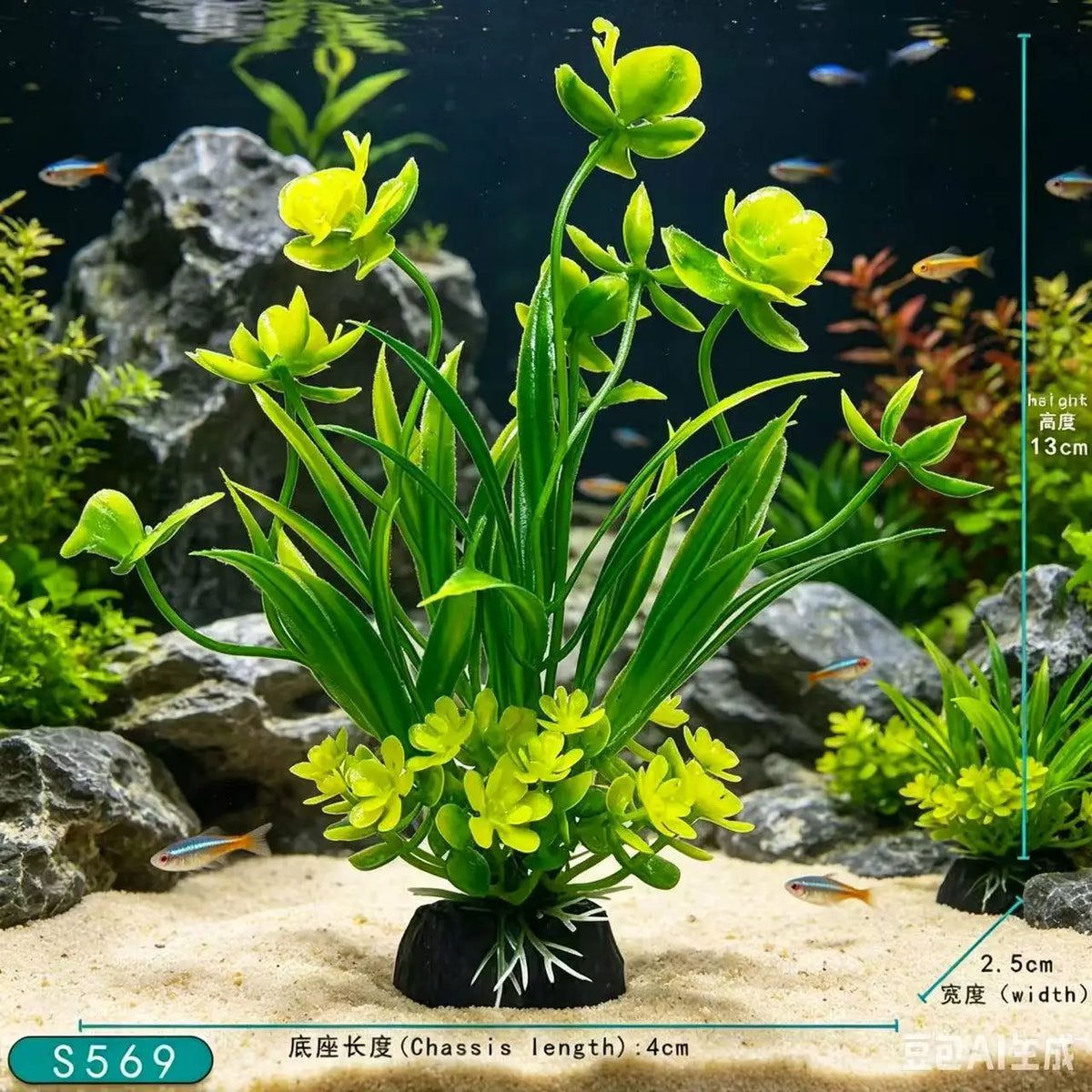 Artificial Aquarium Decor Plants Underwater - MyPetDollar.com
