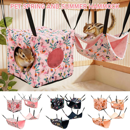 4Pcs Hamster Hammock Soft Cozy Rodent - MyPetDollar.com