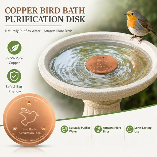 Outdoor Bird Bath Accessory Copper Purifier - MyPetDollar.com