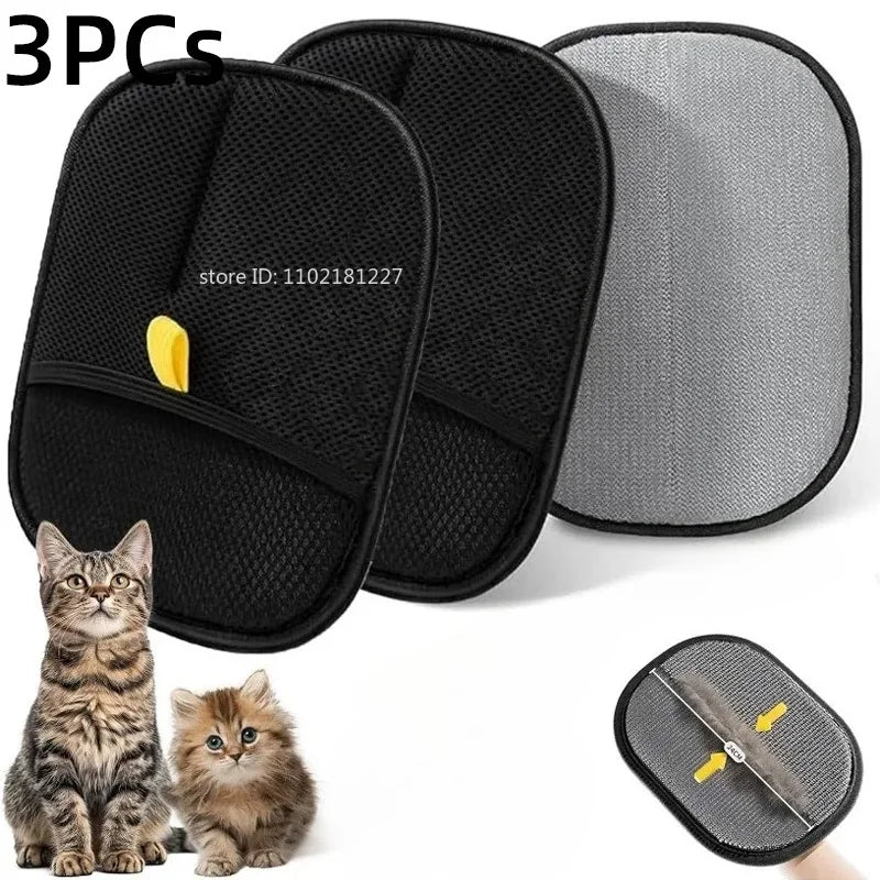 Pet Hair Removal Set Tool Reusable Static Gloves – 9 Colors