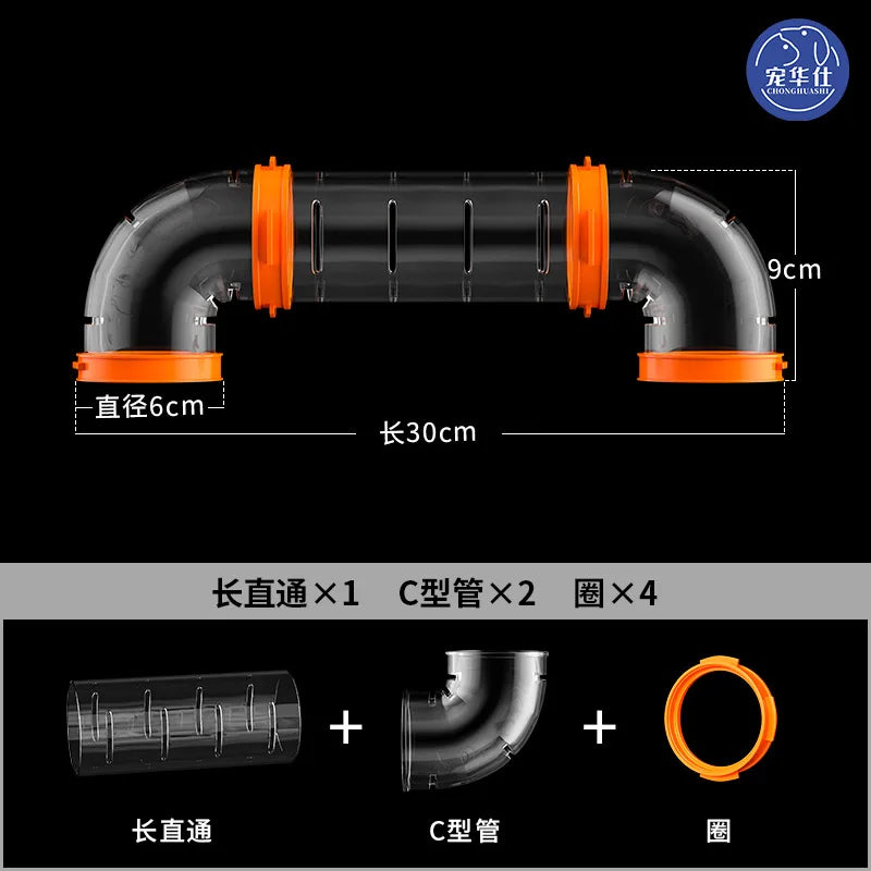 Hamster Tunnel Straight Pipe DIY Cage – Small Pet Houses, Crates & Cages
