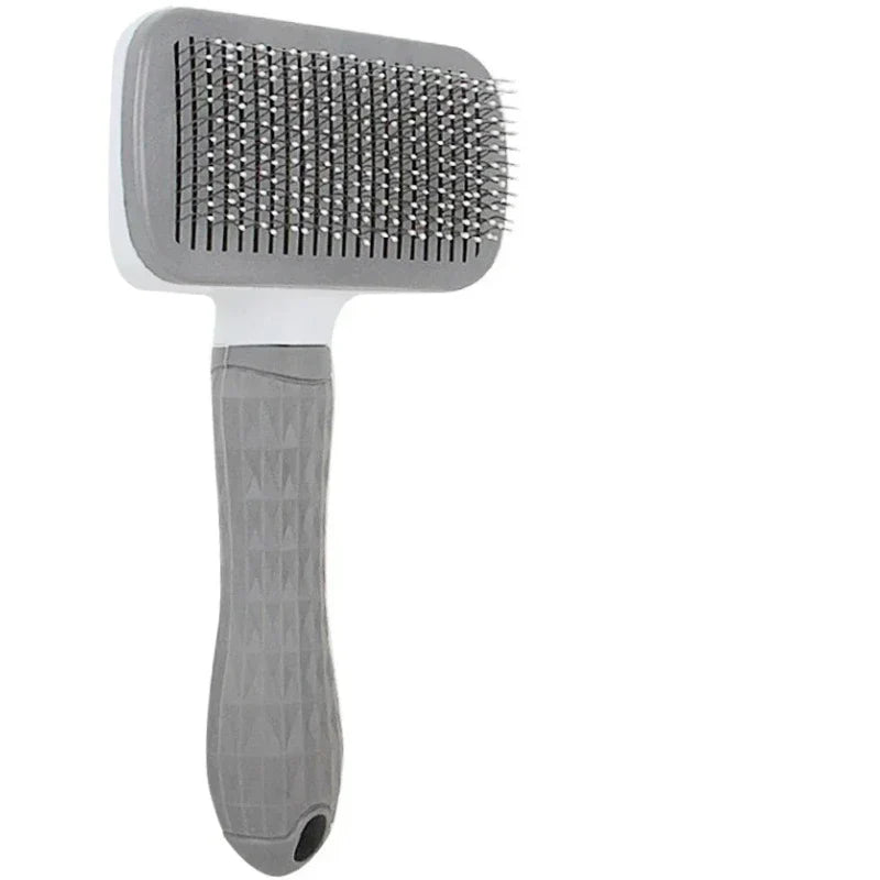 Pet Hair Remover Brush Self-cleaning Slicker De Shedding Grooming Comb