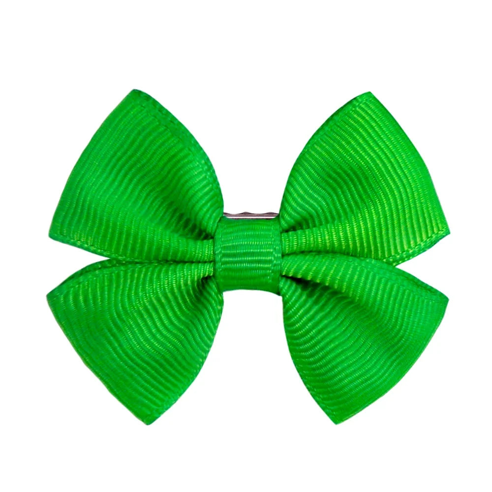 Solid Dog Bows Hair Clips Pet Bowknot Doggly Grooming