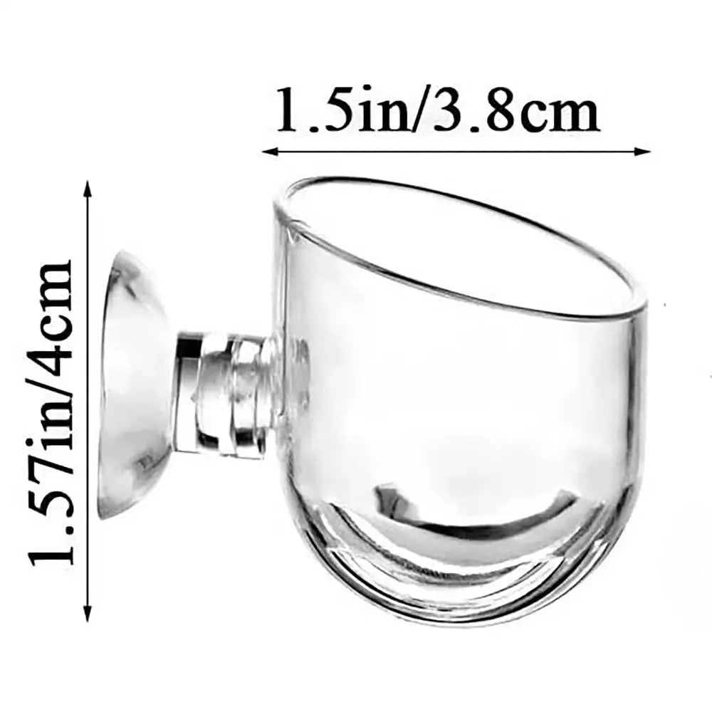 Acrylic Aquarium Plant Holder Clear Suction Cup – 2 Colors