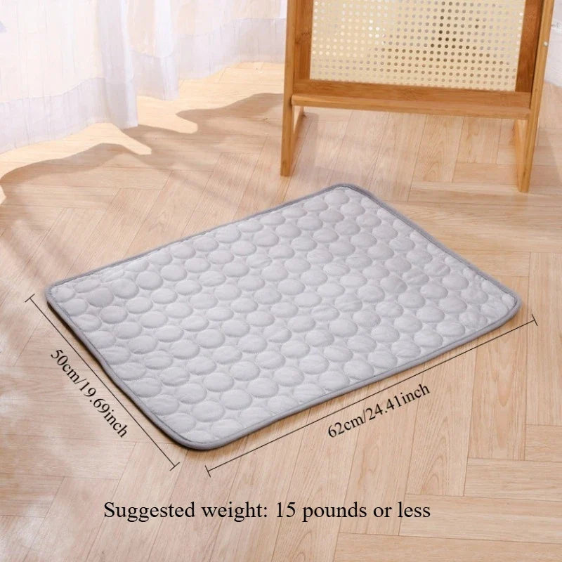 Pet Cooling Mat 62x50cm Foldable Non-Toxic - MyPetDollar.com