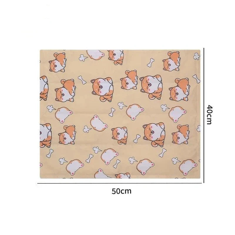 Reusable Pet Cooling Mat Waterproof Gel Pad