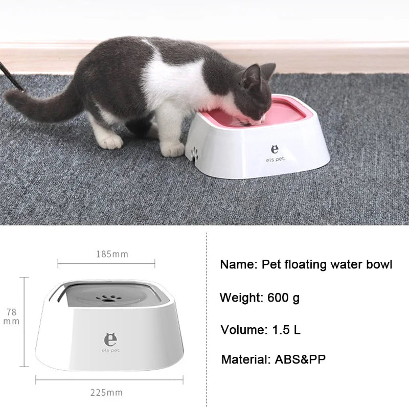 Pet Dog Cat Bowl Floating Bowl Water Drinker - MyPetDollar.com