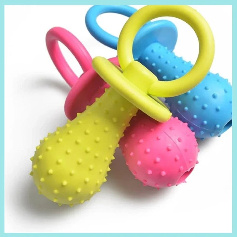 Pet Rubber Pacifier Dog Toy Interactive - MyPetDollar.com